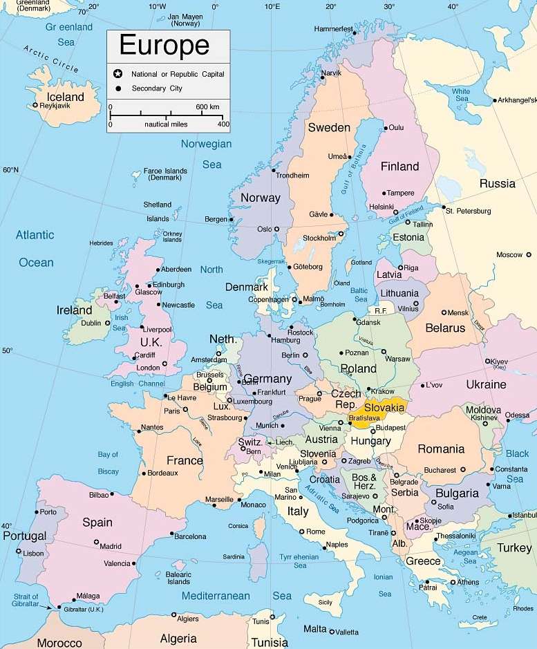 mapa de europa. hair mapa de europa para