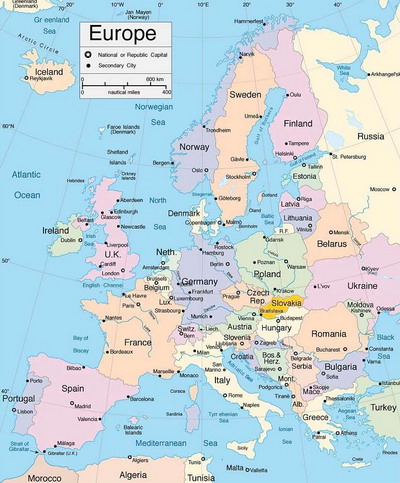 Mapa EURPA (kliknite pre zvenie)
